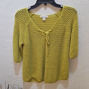 JohnPaulRichard Mustard Knit Top